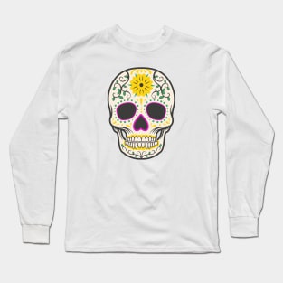 Colorful Skull Long Sleeve T-Shirt